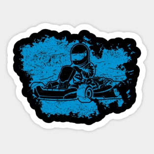 Go Kart Racing Sticker